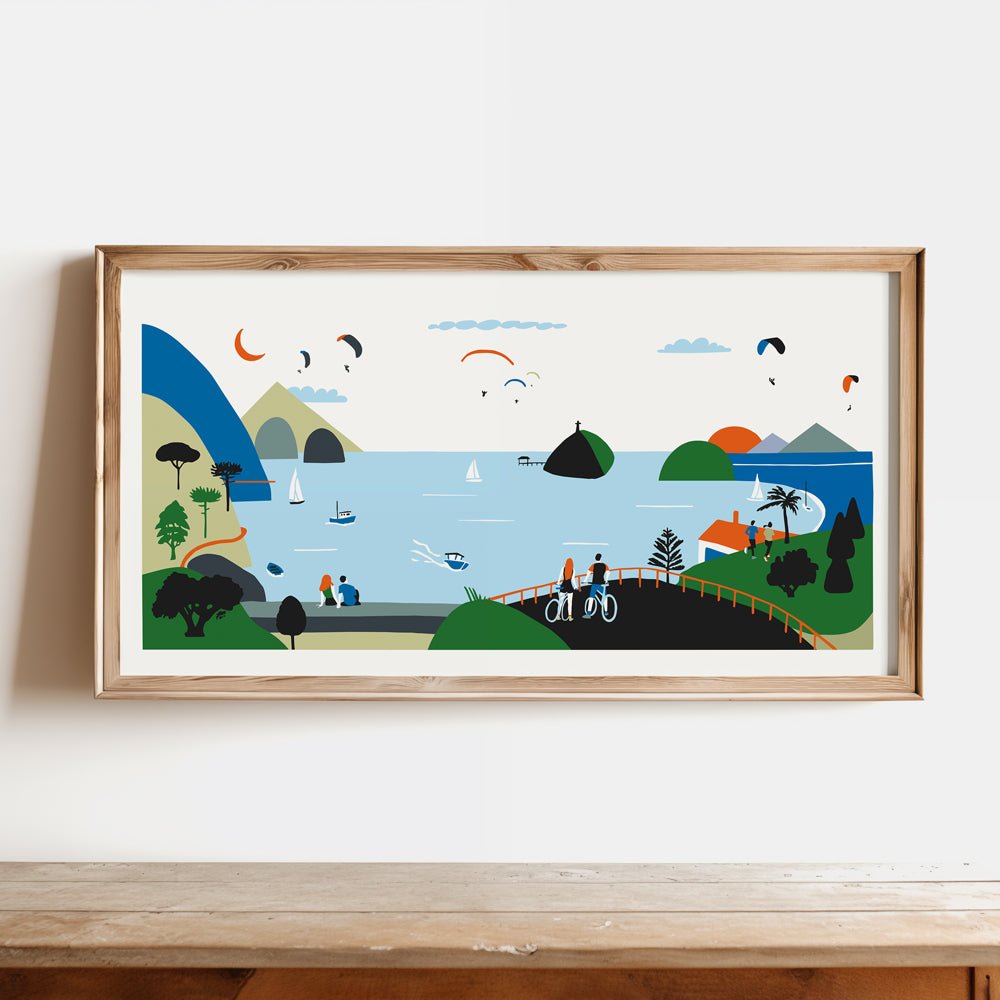 Panorámica La Gran Bahía Impresión Giclée