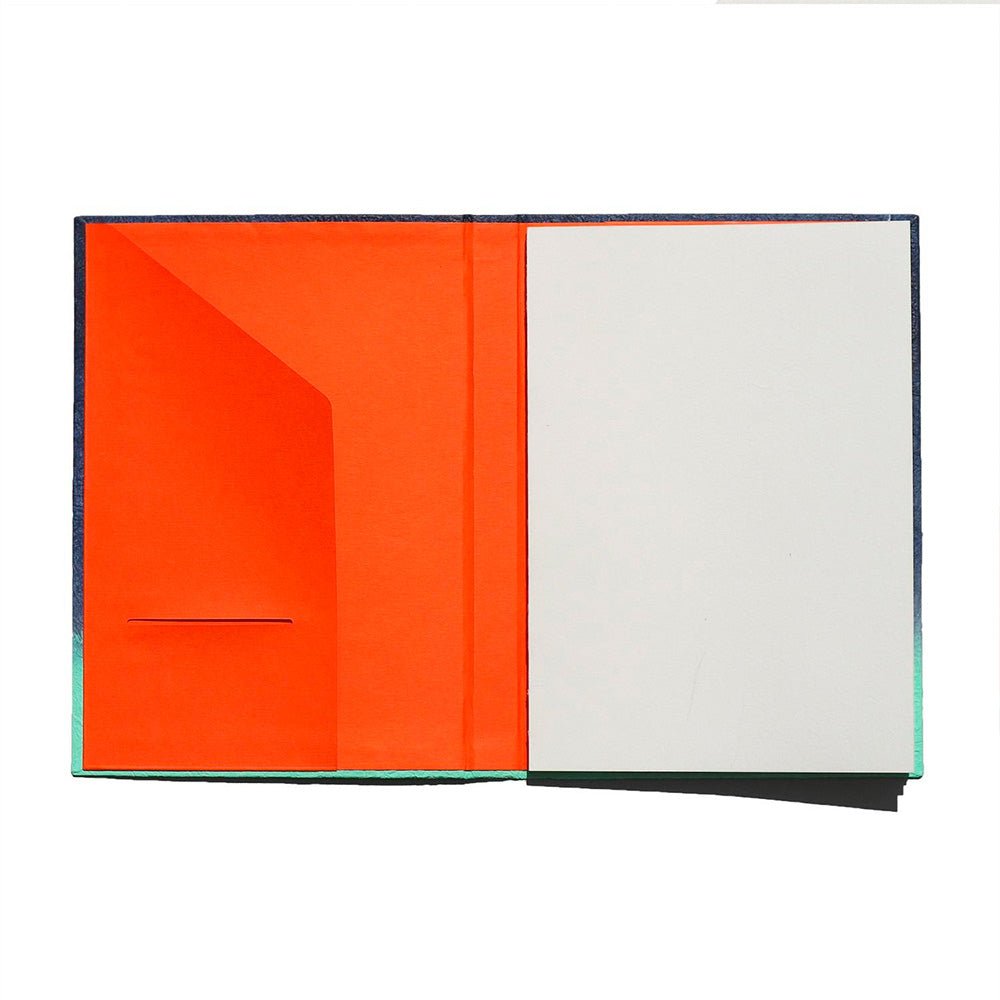 Gugimfolio Navy Mint Edge A6 Plain