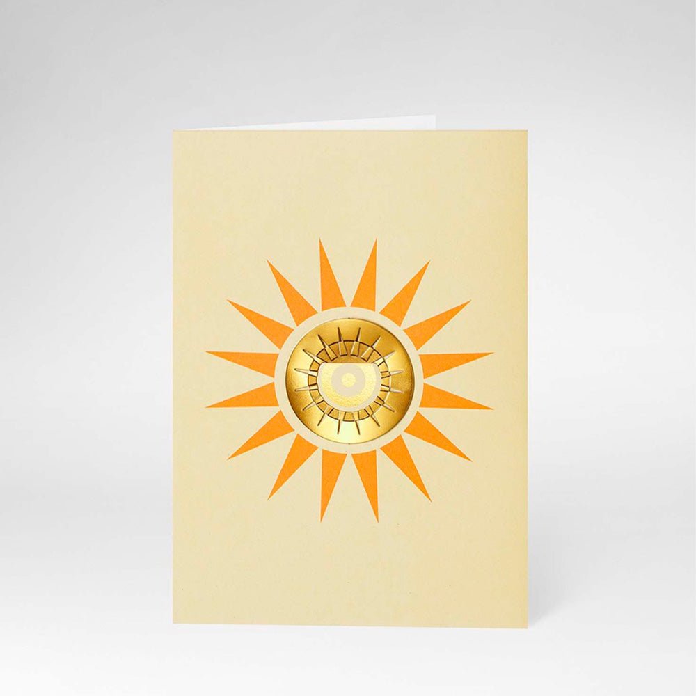 Tarjeta de Felicitación Sol