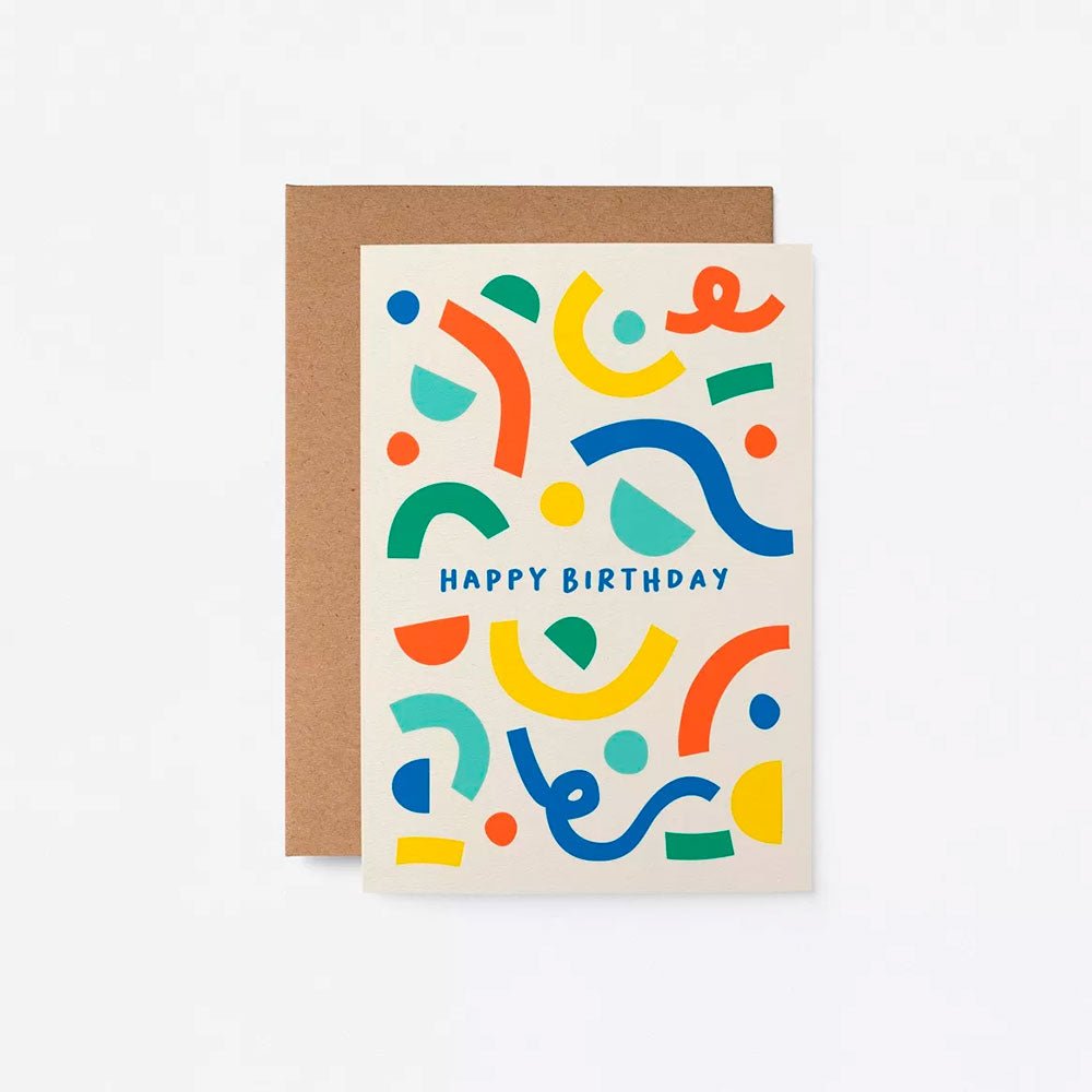 Tarjeta de Felicitaciones "Happy Birthday"