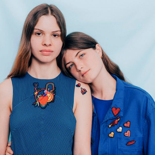Broche Coeur Brisé Fait Main