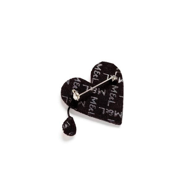 Broche Coeur Brisé Fait Main