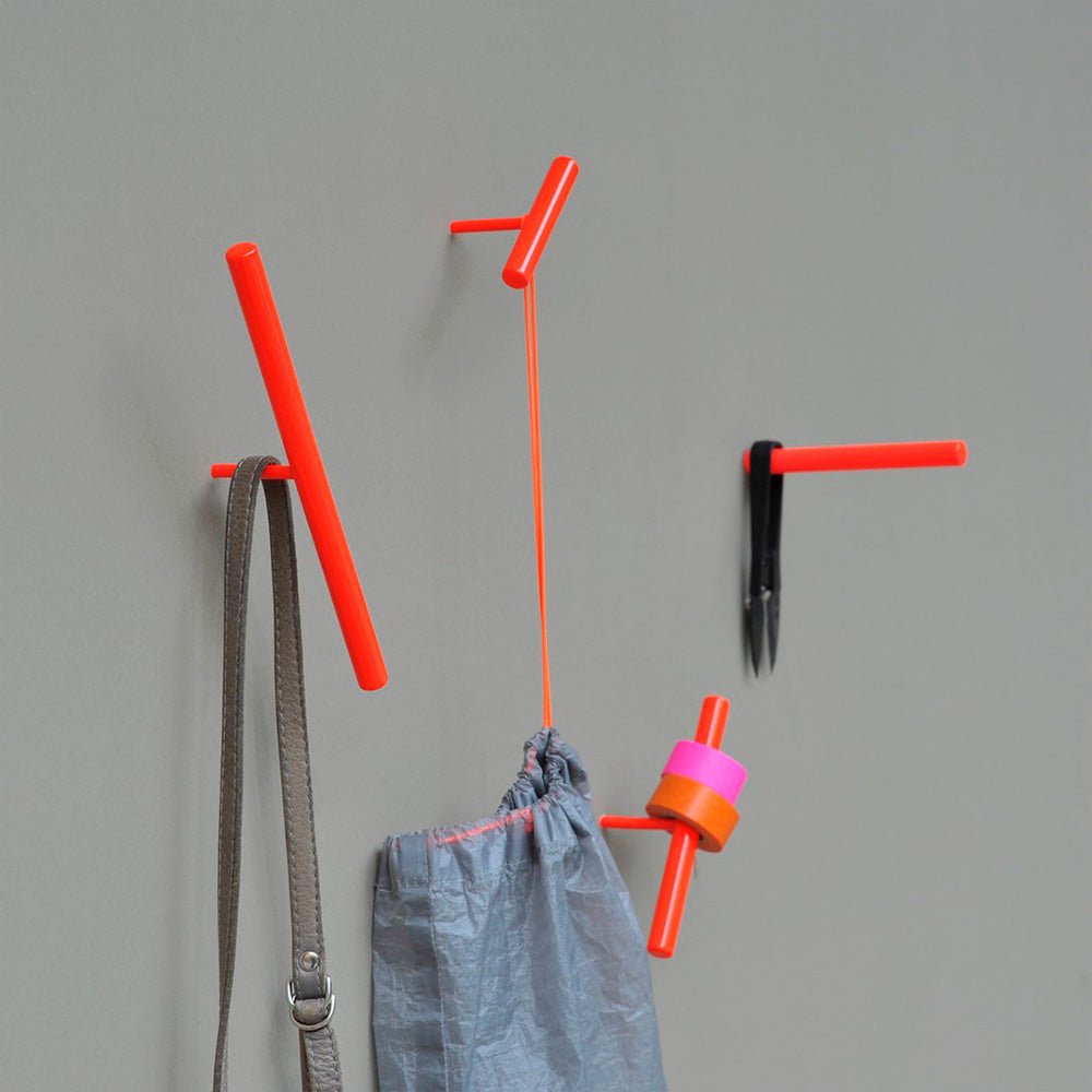Line Hook S Neon Red