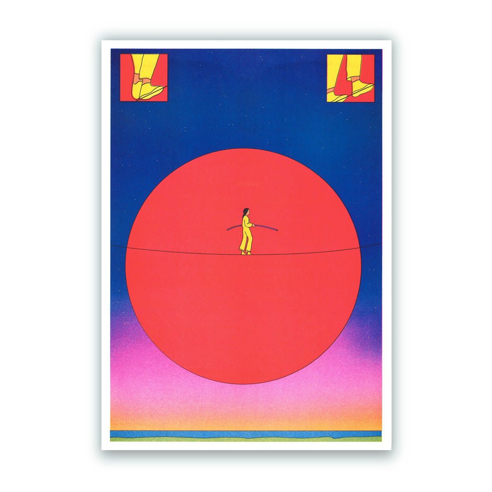 Si vous le pouviez, choisiriez-vous de voir l’avenir ? Risographie A3