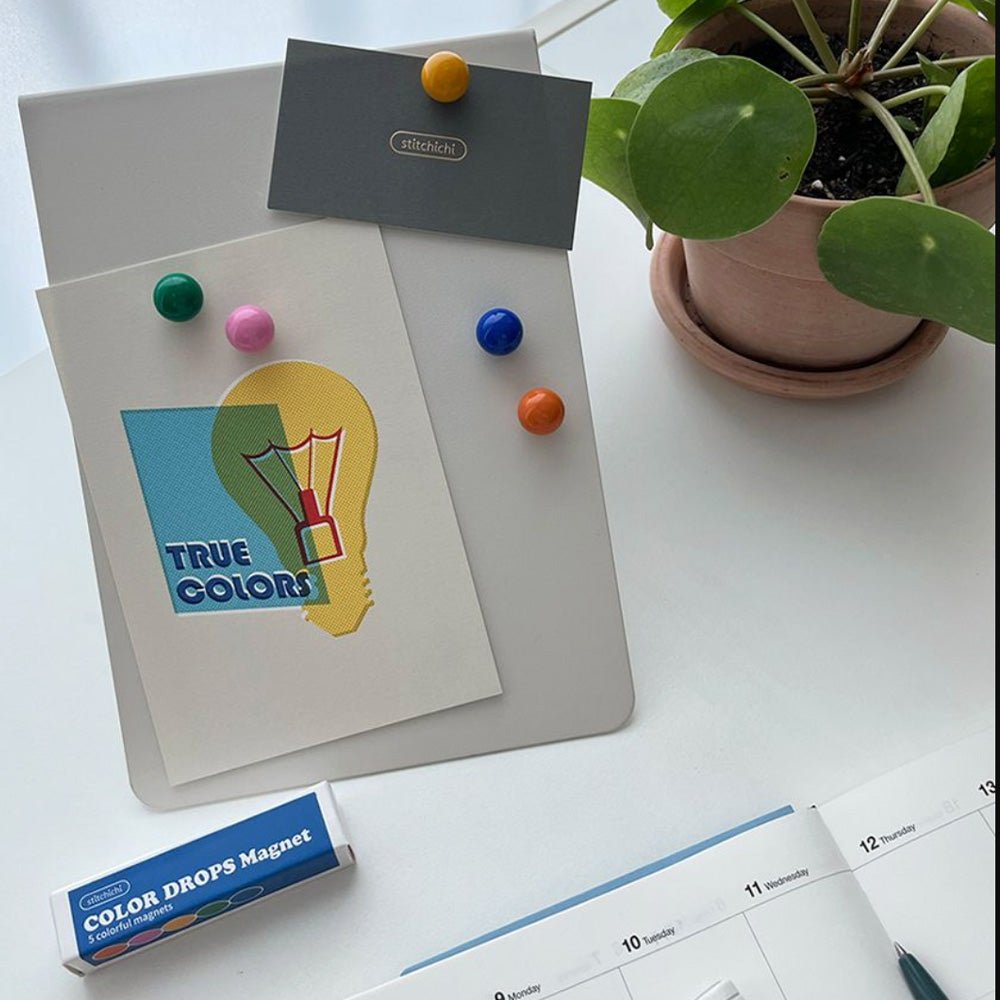 Imanes Color Drop Multicolor (set de 5)