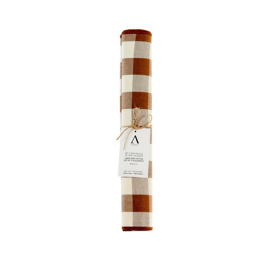 Placemat Vichy Brown