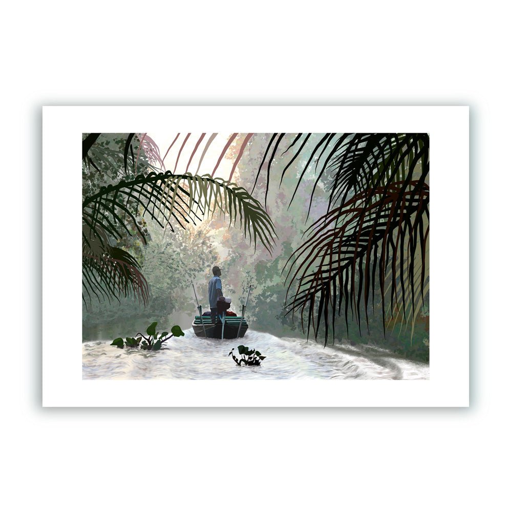 Dans la jungle - Mékong River Giclée Print