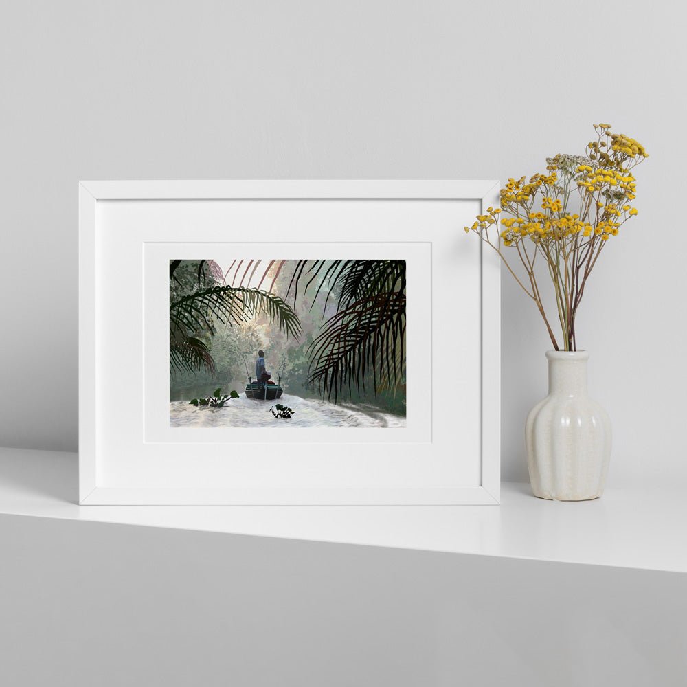 Dans la jungle - Mékong River Giclée Print