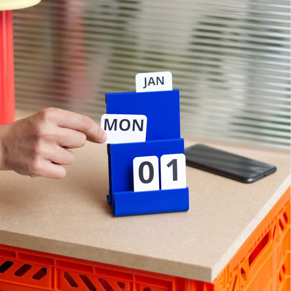 Calendario Perpetuo Joe Azul