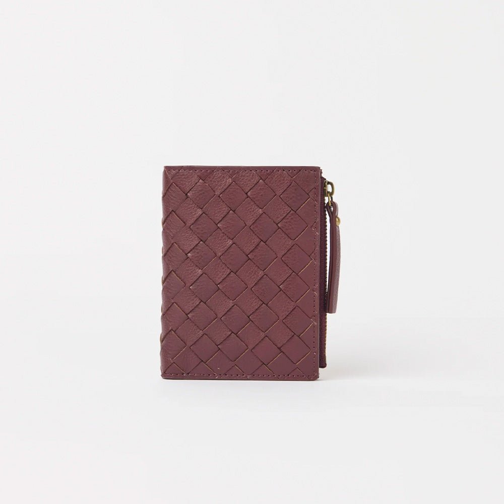 Cartera Jamie Trenzado Dark Cherry