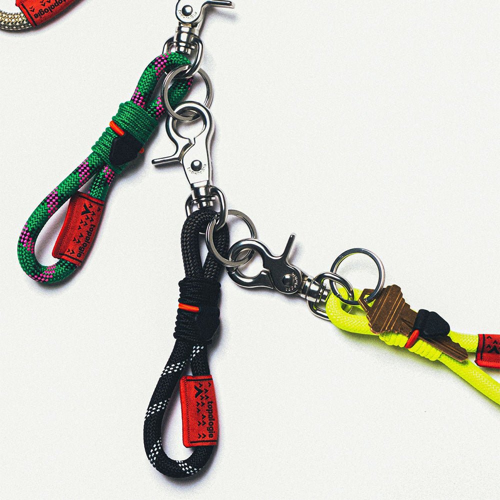 8mm Loop Key Holder - Wares Strap Deep Teal Helix