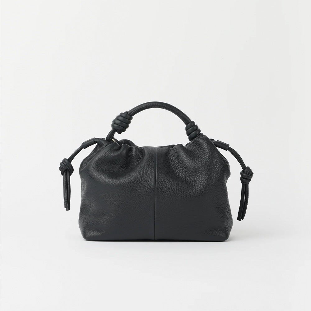 Kiki Mini Soft Grain Leather Black