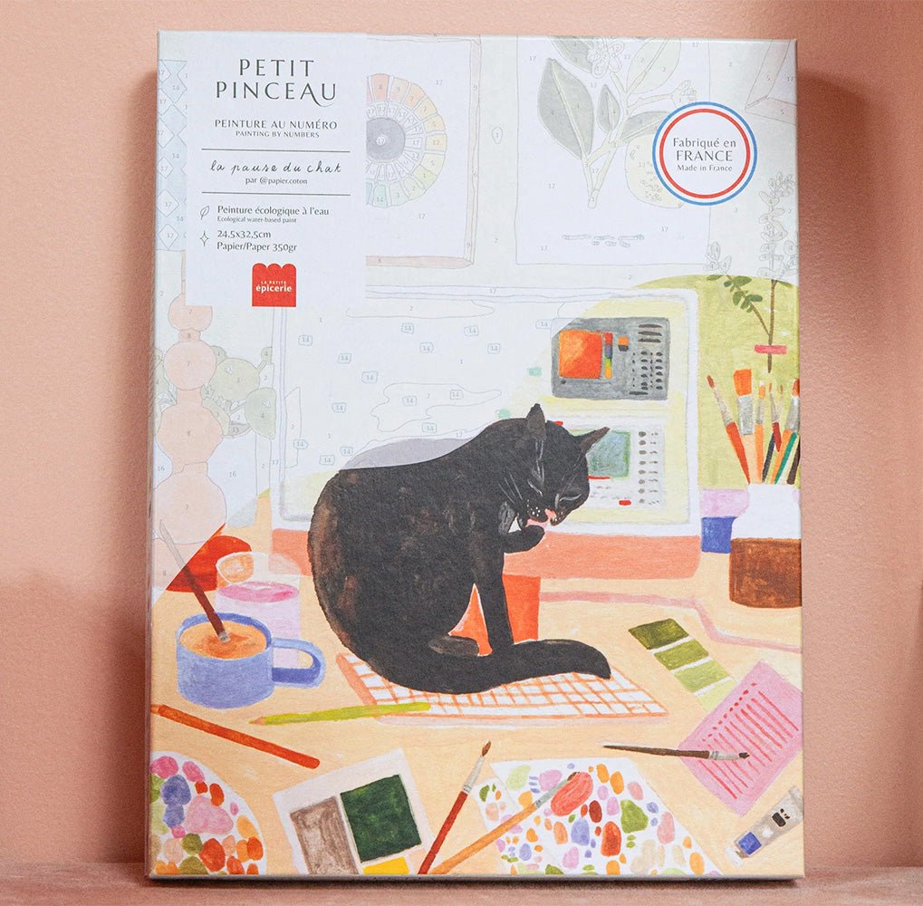 Paint by Number Kit - El descanso del gato