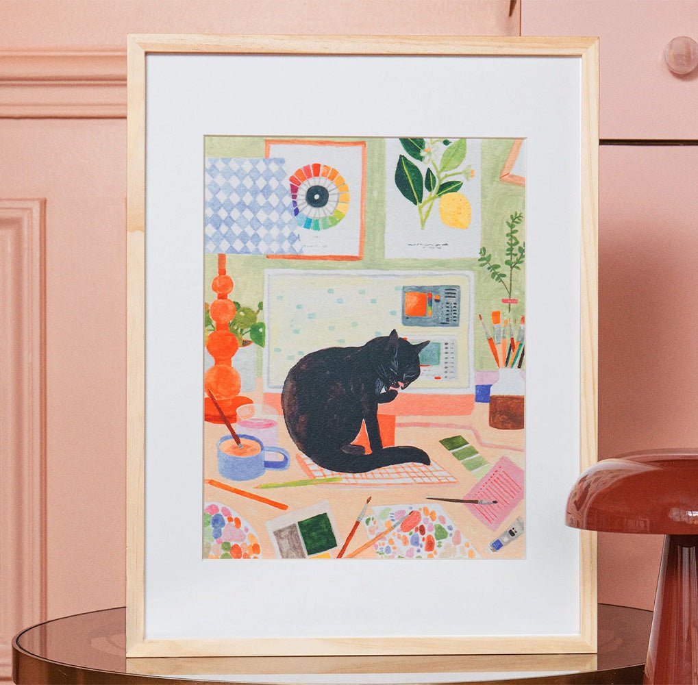 Paint by Number Kit - El descanso del gato