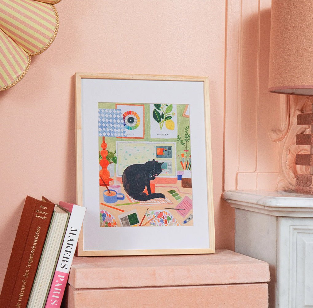 Paint by Number Kit - El descanso del gato