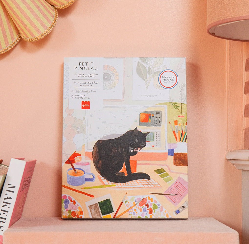 Paint by Number Kit - El descanso del gato