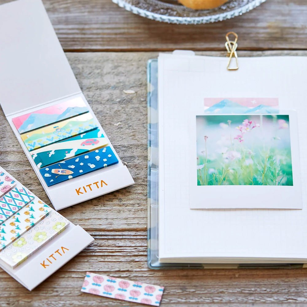 Autocollants transparents KITTA Note Drop
