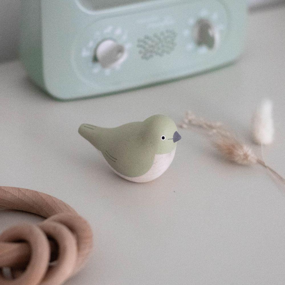 Animal de Madera Pole Pole Pájaro Ojo Blanco Japonés - Edición Limitada Kotori