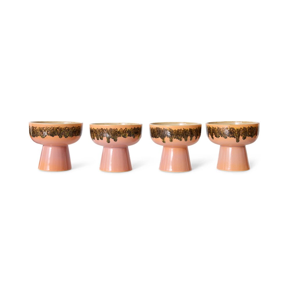 70s Ceramics: Tapas Bowl on Base - Lush L
