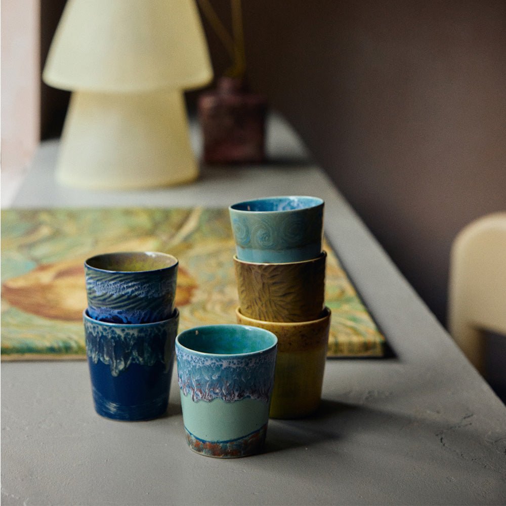 70s Ceramics: Tazas de Café Van Gogh Autorretrato (set de 2)