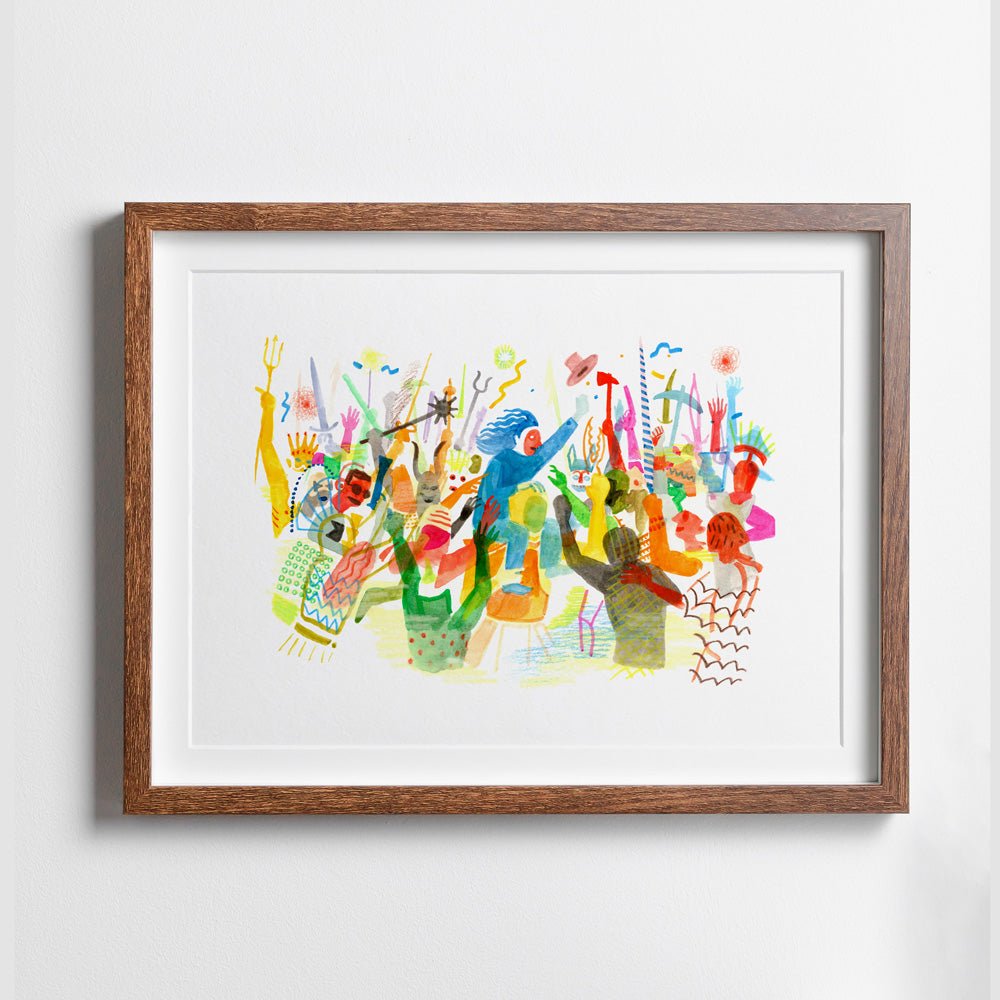 Long Live the King Impresión Giclée