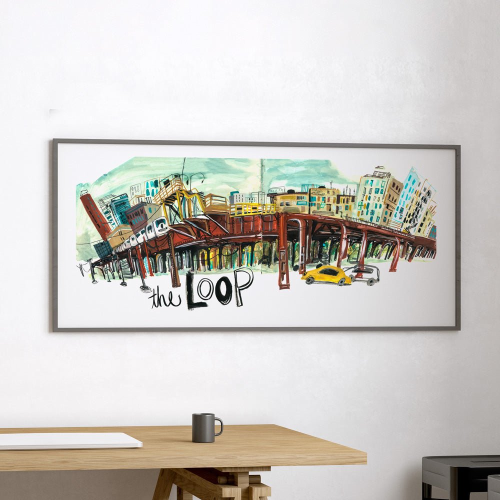 Impression Giclée The Loop Chicago