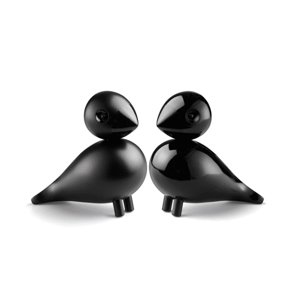 Pareja de Pájaros Negro