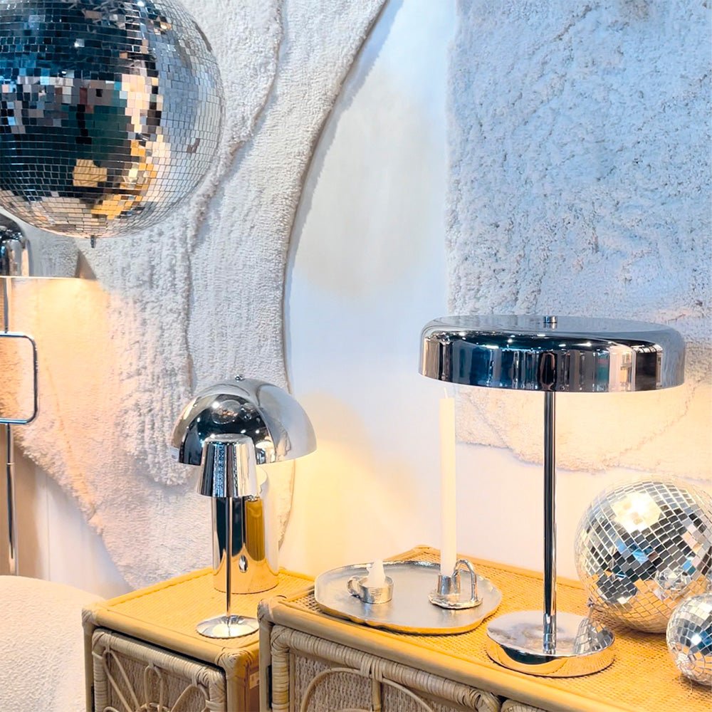 Lampes chromées Lucas