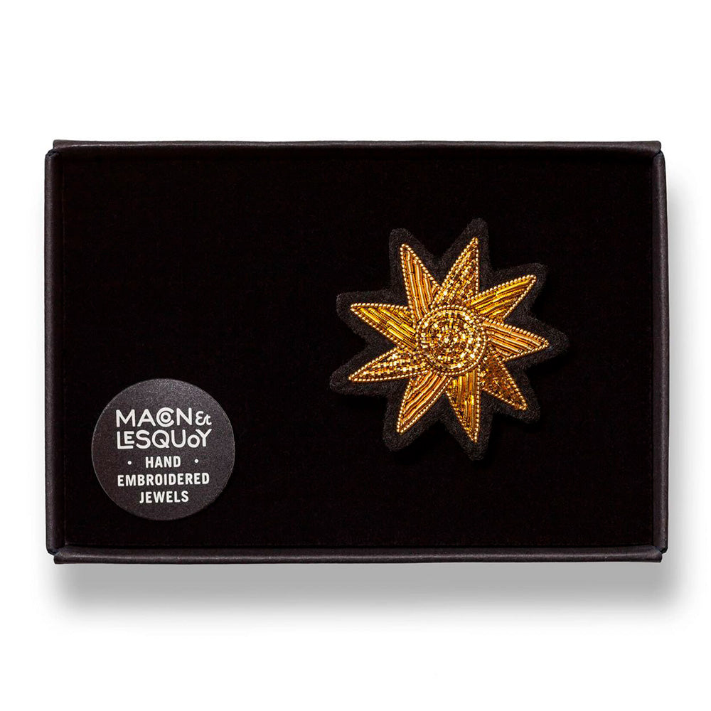 Lumière Embroidered Brooch