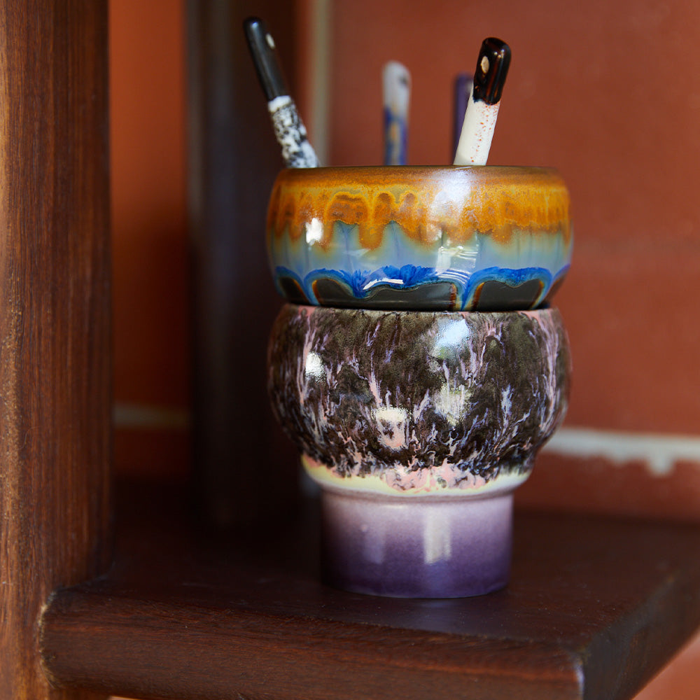 70s Ceramics Lungo Mugs Merge (set of 2)