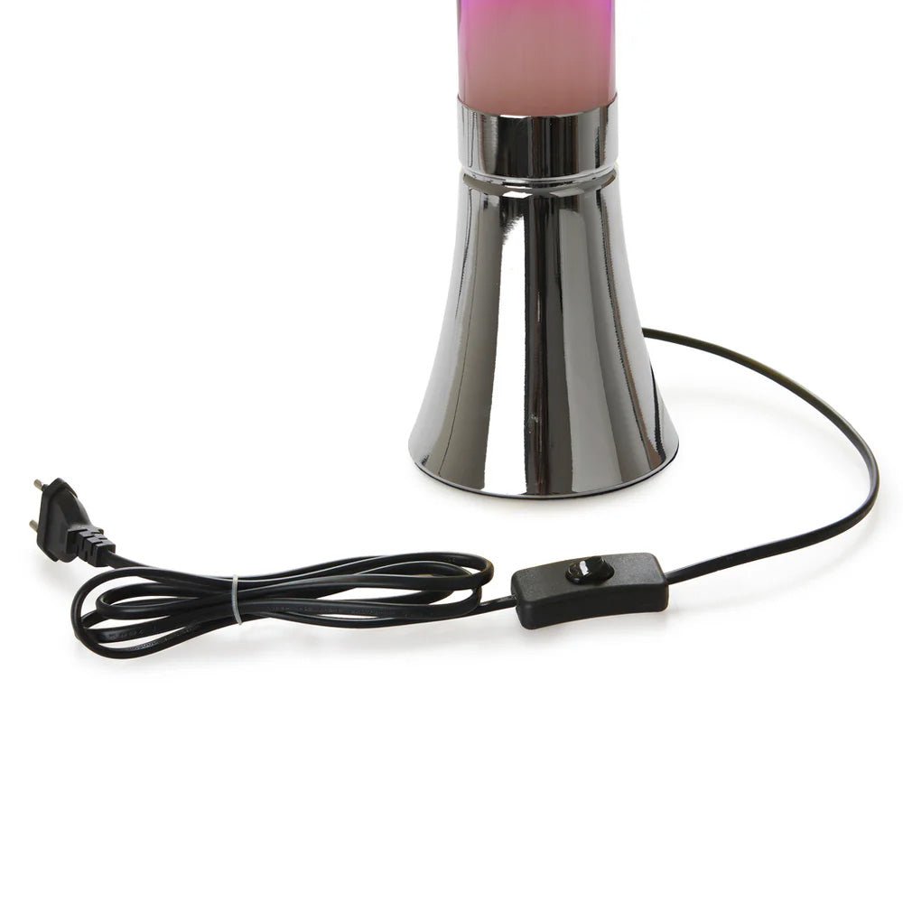 Magma Silver Pink Lava Lamp