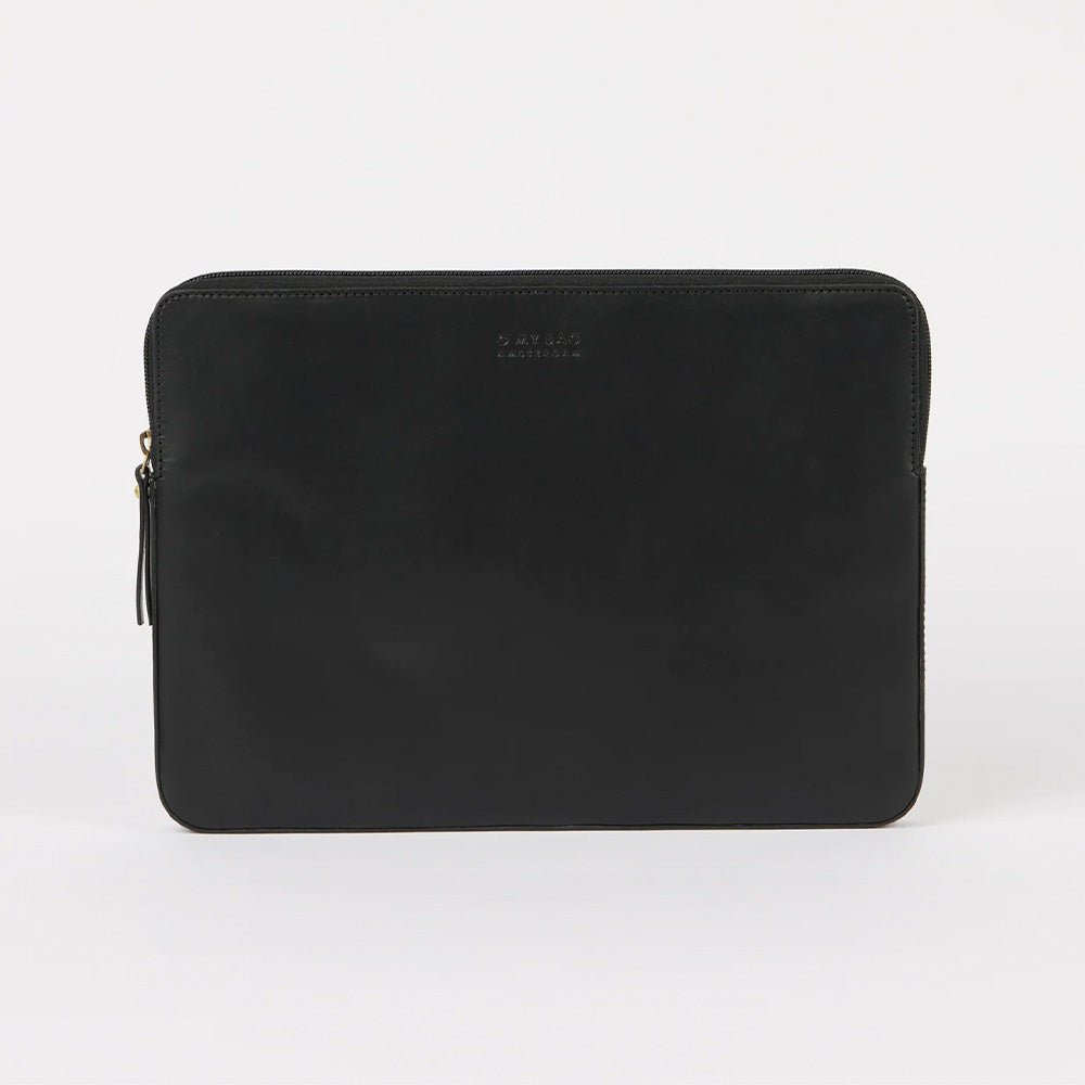 Laptop Sleeve 14" Black Classic Leather