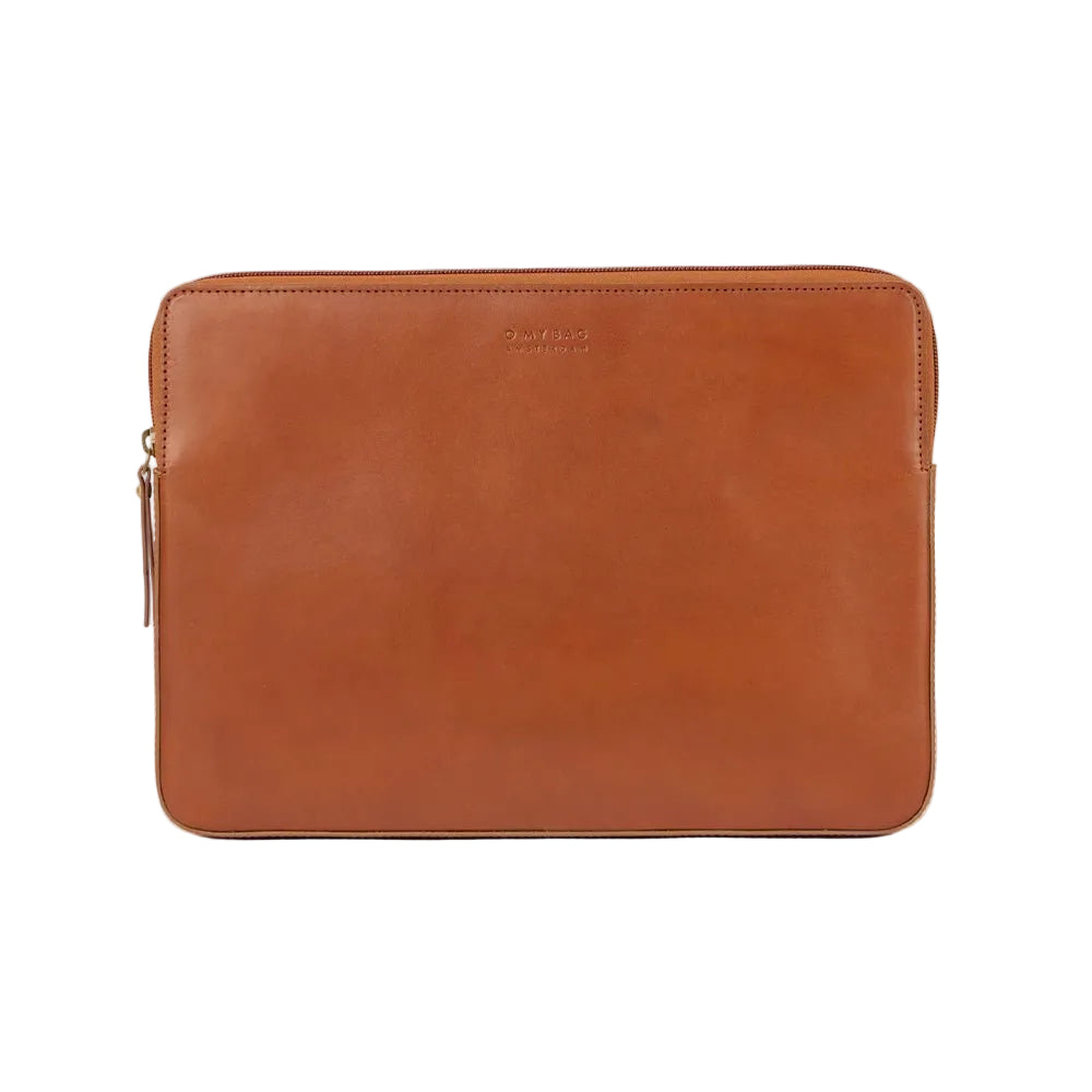 Housse pour ordinateur portable 14 pouces, couleur cognac classique