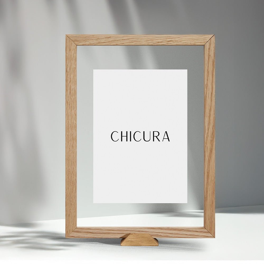 Marco Linia de Roble - A4 Incl. Soporte