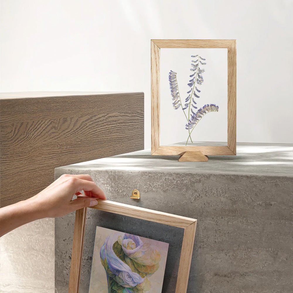 Marco Linia de Roble - A5 Incl. Soporte