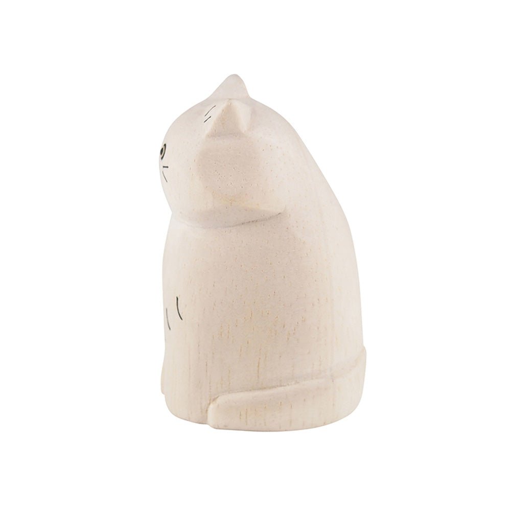 Animal en bois Pole Pole Cheveux longs Hachi