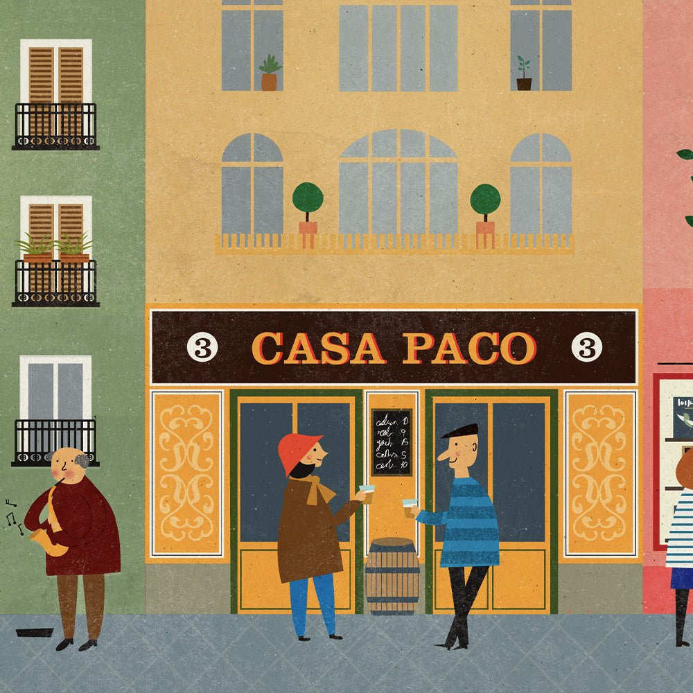 Madrid II Impression Giclée