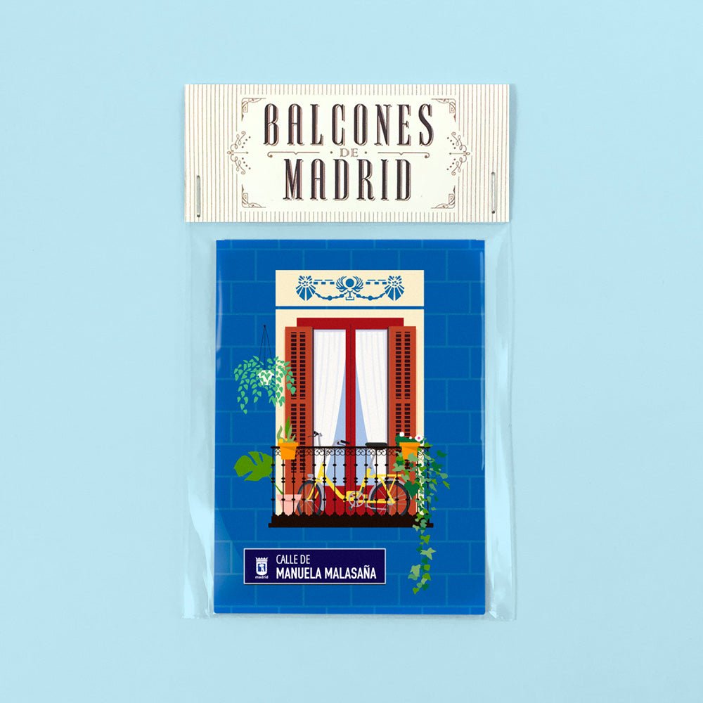 Balcons de Madrid - Rue Manuela Malasaña Magnet
