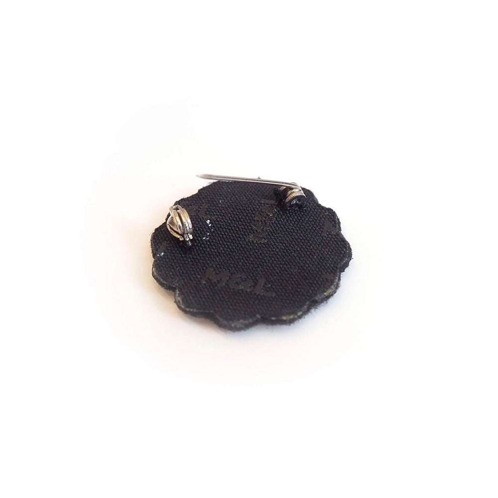 Mini Marguerite Embroidered Brooch
