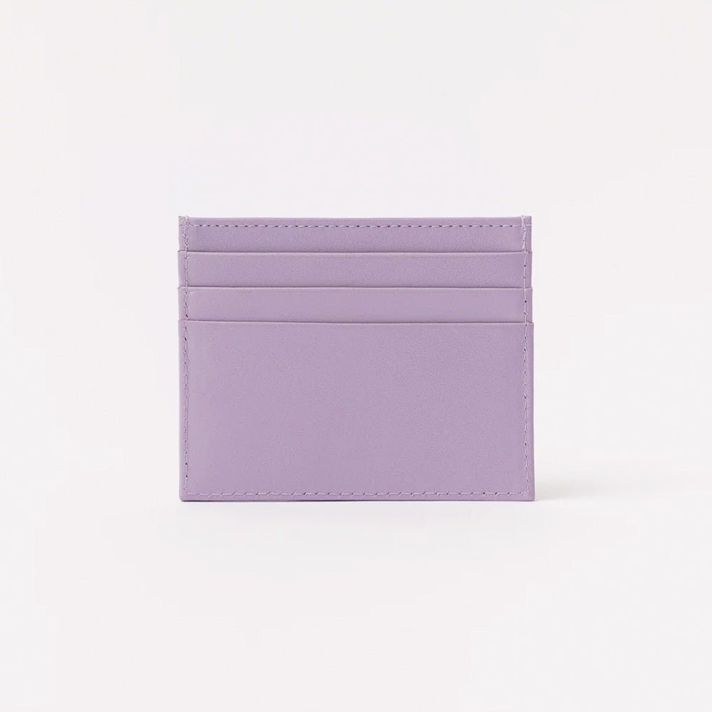 Porte-cartes classique en cuir lavande Maxi de Mark's