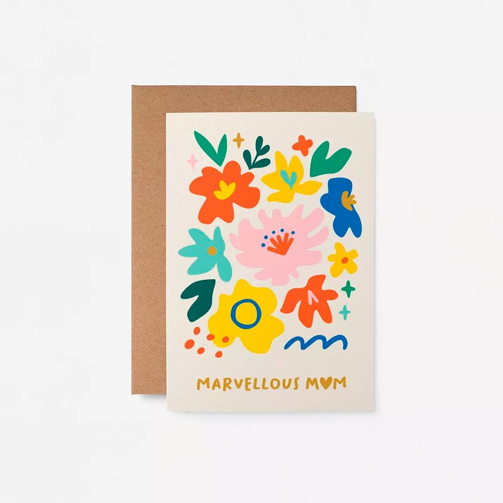 Tarjeta de Felicitaciones "Marvellous Mum"
