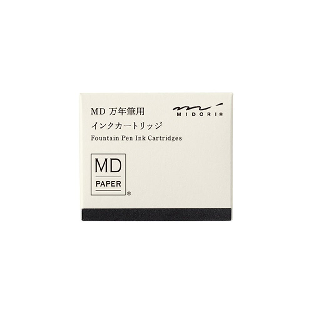 Cartouche MD pour stylo plume MD noire (lot de 6)