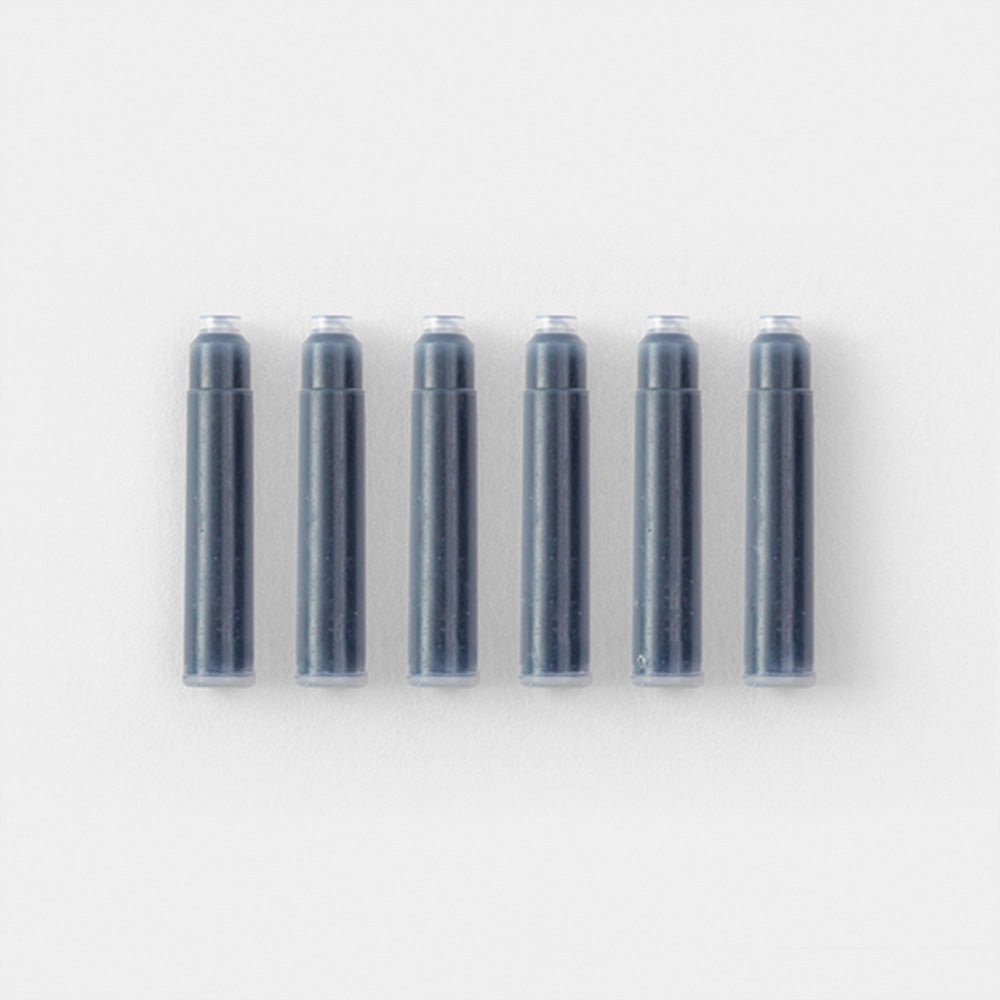 Cartouche MD pour Stylo Plume MD Bleu-Noir (lot de 6)