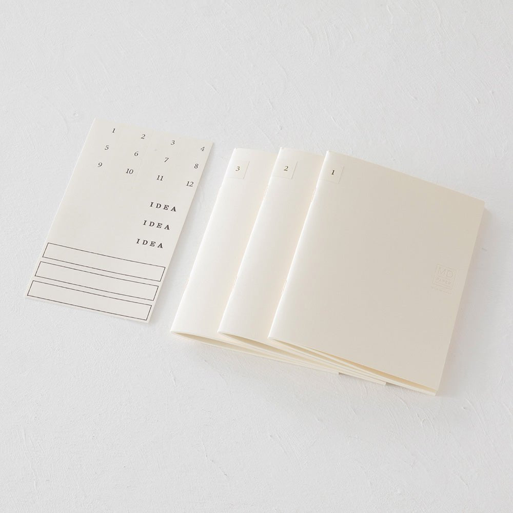 MD Notebook Ligero A6 Cuadrícula (set de 3)