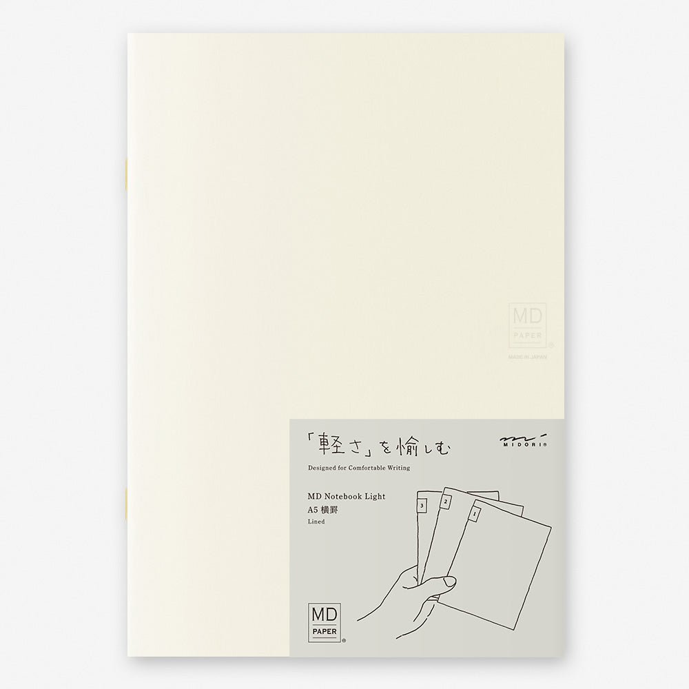 Carnet de notes ligné MD léger A5 (lot de 3)