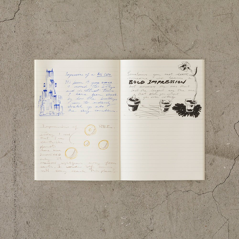 Carnet de notes ligné MD léger A5 (lot de 3)