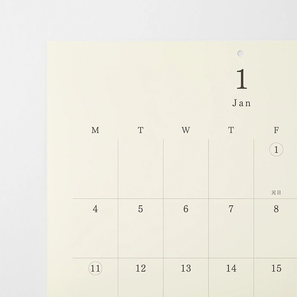 Calendrier mural MD A3 2027