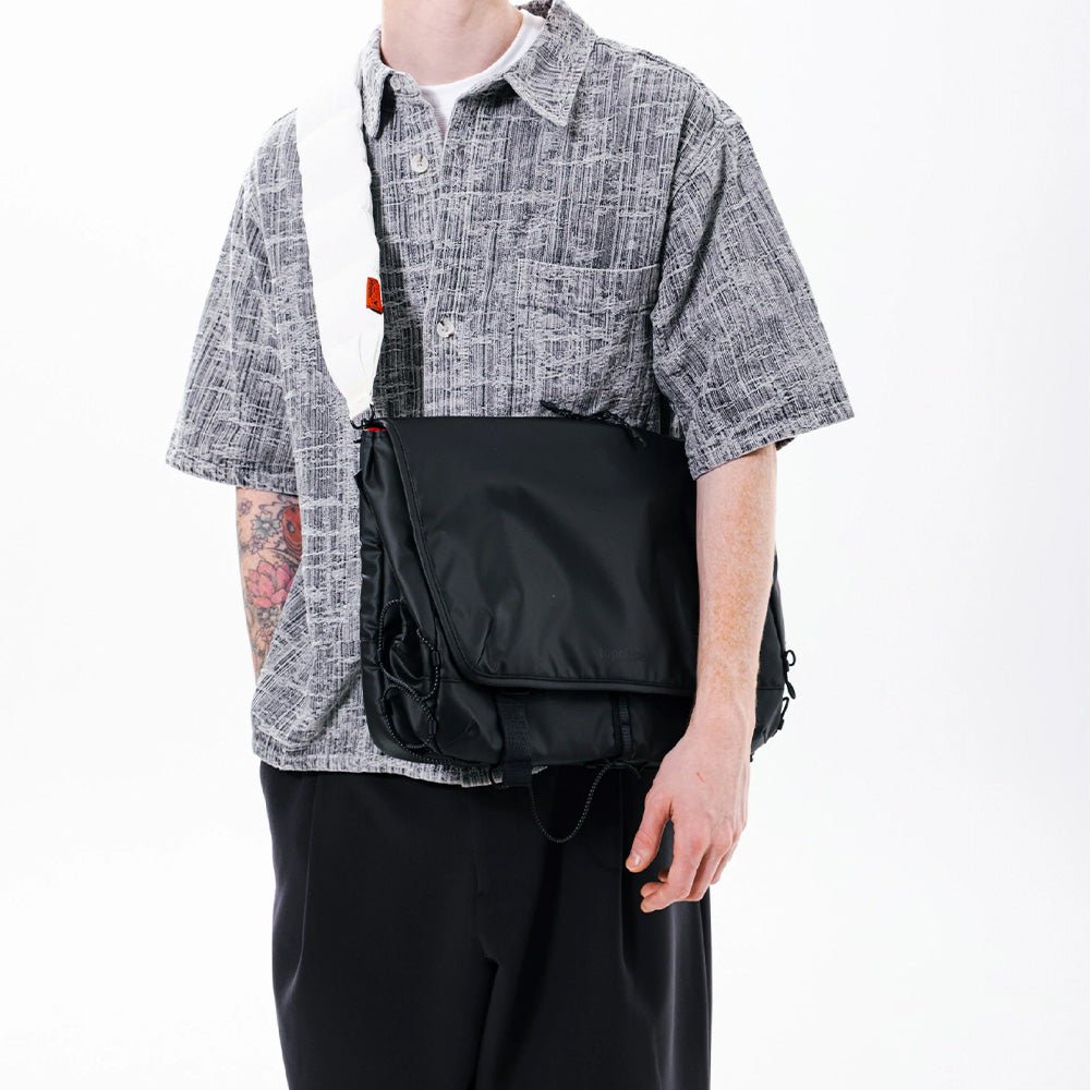 Sacoche Messenger Large Noire Sèche