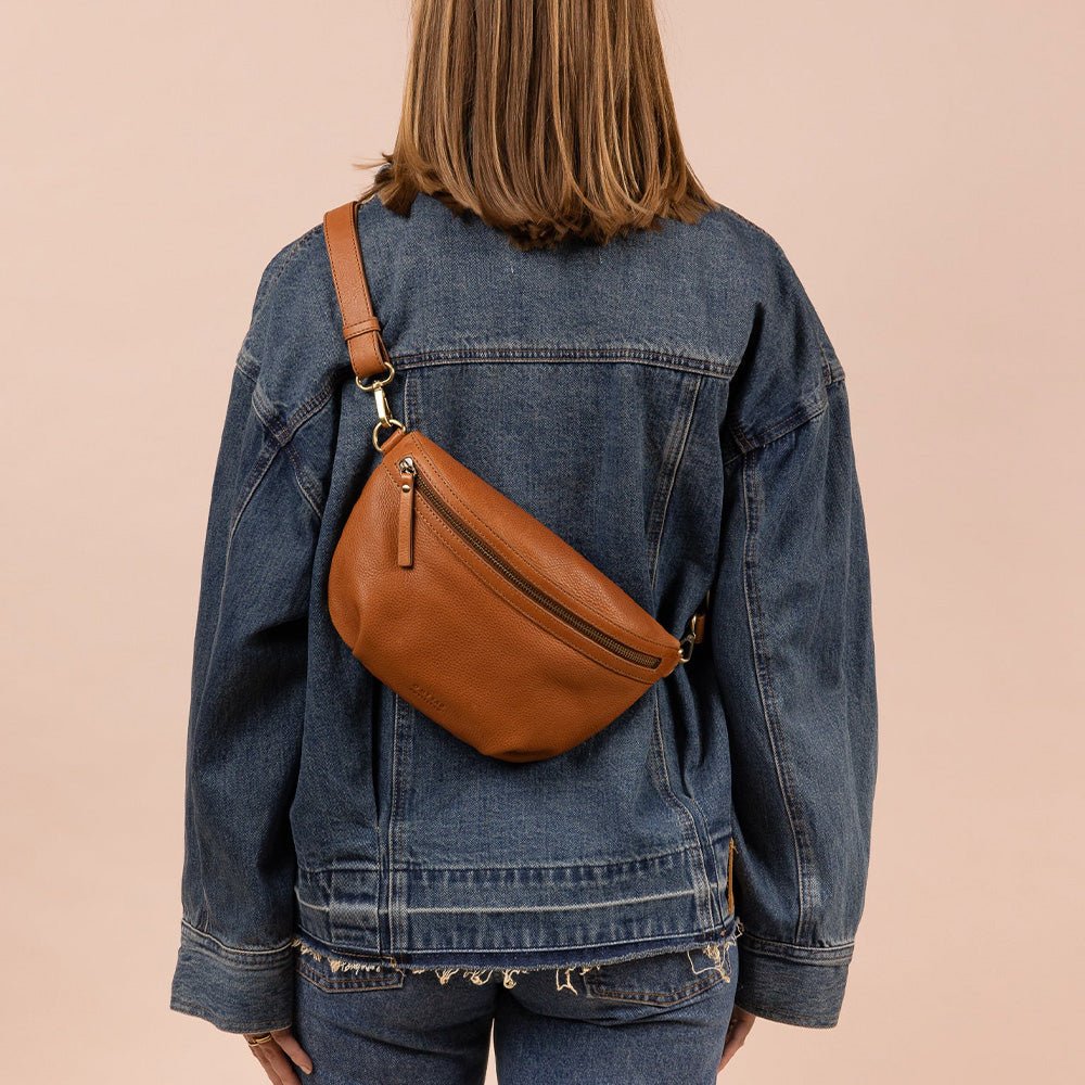 Sac Ceinture en cuir grainé souple Milo