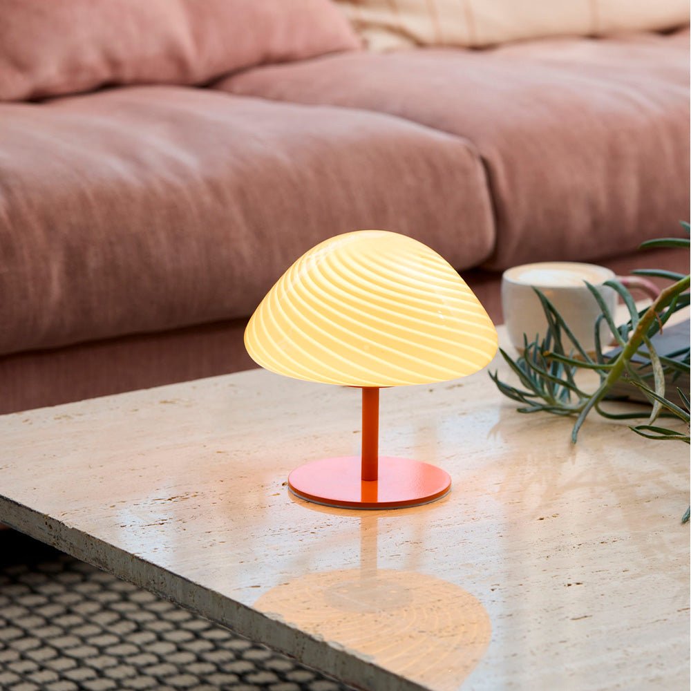 Mini Mush Bord Orange Table Lamp